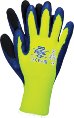 Máčané zimné pracovné rukavice DUAL WIN