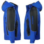 Zimná pracovná bunda s kapucňou BLIZZARD BLUE