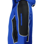 Zimná pracovná bunda s kapucňou BLIZZARD BLUE