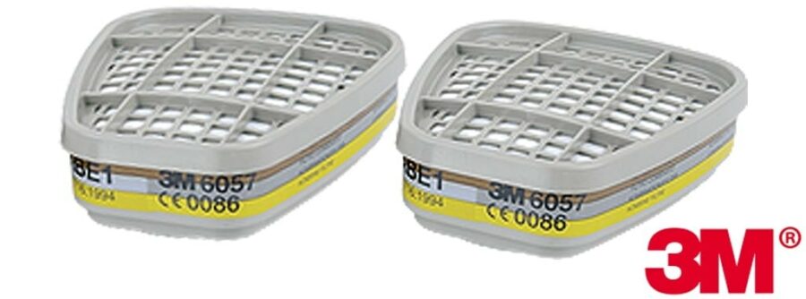 Filter proti plynom a parám 3M™ 6057 ABE1 2ks v balení