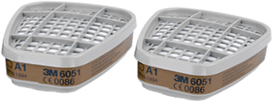 Filter proti plynom a parám 3M™ 6051 A1 2ks v balení
