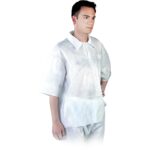 Jednorázový ochranný pracovný plášť polypro short Jednorázový ochranný pracovný plášť polypro short