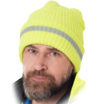 Zimná reflexná pracovná čiapka STRIP