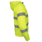 Reflexná mikina s kapucňou na zips PRO HIVIS
