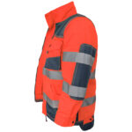 Pracovná bunda reflexná PROFI HIVIS NAVY