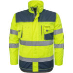 Pracovná bunda reflexná PROFI HIVIS NAVY