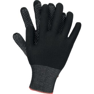 Pracovné rukavice s terčíkmi DOT SIMPLE black Pracovné rukavice s terčíkmi DOT SIMPLE black