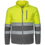 Fleecová pracovná mikina PROFI HIVIS GREY