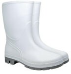 Biele nízke pracovné čižmy NITRON