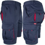 Montérkové kraťasy s elastanom MANNLAND NAVY Montérkové kraťasy s elastanom MANNLAND NAVY