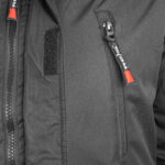 Zimná pracovná bunda s kapucňou NORWAY BLACK