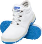 Biela kotníková pracovná obuv FOOD BLUE SB
