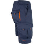 Montérkové kraťasy s elastanom MANNLAND NAVY ORANGE