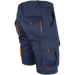 Montérkové kraťasy s elastanom MANNLAND NAVY ORANGE