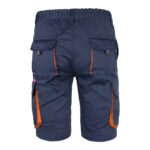 Montérkové kraťasy s elastanom MANNLAND NAVY ORANGE