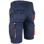 Montérkové kraťasy s elastanom MANNLAND NAVY ORANGE