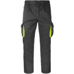 Pracovné nohavice s elastanom MANNLAND BLACK YELLOW