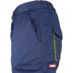 Pracovné nohavice s elastanom MANNLAND NAVY YELLOW