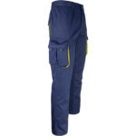 Pracovné nohavice s elastanom MANNLAND NAVY YELLOW