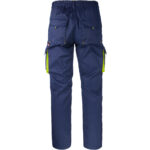 Pracovné nohavice s elastanom MANNLAND NAVY YELLOW