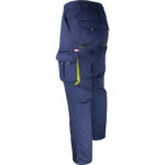 Pracovné nohavice s elastanom MANNLAND NAVY YELLOW