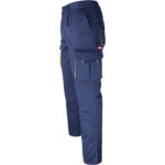 Pracovné nohavice s elastanom MANNLAND NAVY YELLOW