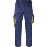 Pracovné nohavice s elastanom MANNLAND NAVY YELLOW