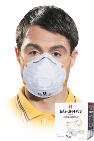 Respirátor s výdychovým ventilom EASY CR FFP2 10ks Respirátor s výdychovým ventilom EASY CR FFP2 10ks
