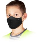 Detské hygienické rúško bavlnené trojvrstvové SAFER BLACK 10ks Detské hygienické rúško bavlnené trojvrstvové SAFER BLACK 10ks