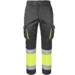 Reflexné nohavice s elastanom MANNLAND HIVIS BLACK
