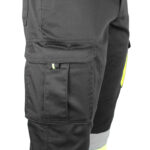 Reflexné nohavice s elastanom MANNLAND HIVIS BLACK