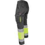 Reflexné nohavice s elastanom MANNLAND HIVIS BLACK