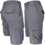 Dámske montérkové kraťasy s elastanom FRAULAND GREY Dámske montérkové kraťasy s elastanom FRAULAND GREY