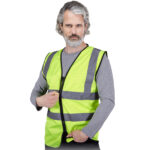 Reflexná vesta so zapínaním na zips ALEXIS MESH Reflexná vesta so zapínaním na zips ALEXIS MESH