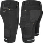 Pracovné rifľové kraťasy strečové JEANS STRETCH BLACK Pracovné rifľové kraťasy strečové JEANS STRETCH BLACK
