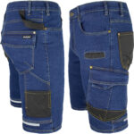 Pracovné rifľové kraťasy strečové JEANS STRETCH BLUE Pracovné rifľové kraťasy strečové JEANS STRETCH BLUE