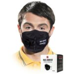 Hygienické rúško KN95 čierne s ventilom 5 vrstvové 10ks Hygienické rúško KN95 čierne s ventilom 5 vrstvové 10ks