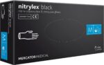 Jednorázové nitrylové rukavice 100ks MERCATOR Nitrylex® BLACK nepúdrované Jednorázové nitrylové rukavice 100ks MERCATOR Nitrylex® BLACK nepúdrované