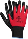 Pracovné rukavice máčané v nitrile NITRENI RED Pracovné rukavice máčané v nitrile NITRENI RED