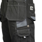 Bavlnené reflexné nohavice HAYER BLACK HIVIS