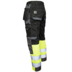 Bavlnené reflexné nohavice HAYER BLACK HIVIS