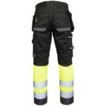 Bavlnené reflexné nohavice HAYER BLACK HIVIS