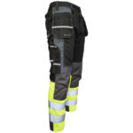 Bavlnené reflexné nohavice HAYER BLACK HIVIS