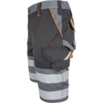 Pracovné monterkové kraťasy PRO BLACK REFLEX