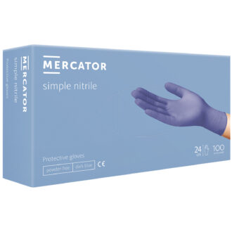 Nitrylové rukavice 100ks MERCATOR CLASSIC NITRILE nepúdrované Nitrylové rukavice 100ks MERCATOR CLASSIC NITRILE nepúdrované