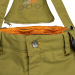 Zimné pracovné nohavice s trakmi 2v1 NEWAGE KHAKI