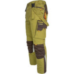 Zimné pracovné nohavice s trakmi 2v1 NEWAGE KHAKI