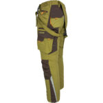 Zimné pracovné nohavice s trakmi 2v1 NEWAGE KHAKI