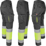 Reflexné nohavice s elastanom MANNLAND HIVIS BLACK