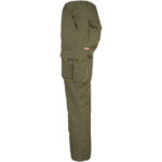 Pracovné nohavice s elastanom MANNLAND KHAKI ORANGE